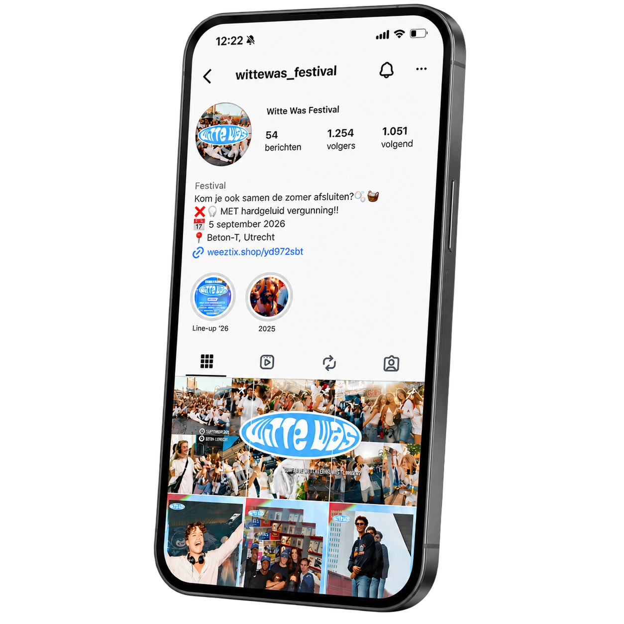 Instagram van WitteWas Festival